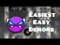 Top 10 easiest easy demons in Geometry Dash