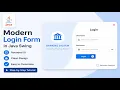 Modern Rounded Login UI in Java Swing Clean Design Step-by-Step Tutorial