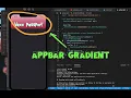 flutter linear gradient appbar