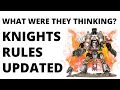 Download Lagu Big 40K Rules + Points Updates for Imperial and Chaos Knights - These Look Wild!