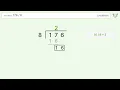 Long Division Problem Step-by-Step Solution