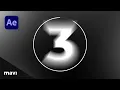 Create a 3D Number Countdown 3-2-1-GO Animation in After Effects Full Process