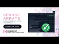 SOLVED EXPLAINED - Sparse Arrays JavaScript Data Structures Algorithm