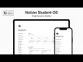 Notion Student OS 2026 Template Tour