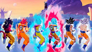 dragon ball z kakarot all goku transformations u0026 ultra instinct 4k 60fps