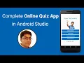 Online Quiz App in Android Studio Java Glide Library