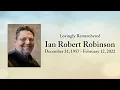 Holy Eucharist in Loving Memory of Ian Robinson - Feb 28 2022