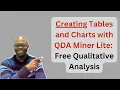 Download Lagu Creating Tables and Charts with QDA Miner Lite: A Free Qualitative Data Analysis Software