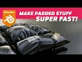 Sci-fi puffy stuff in Blender super fast HardOps Cloth Trick defonten
