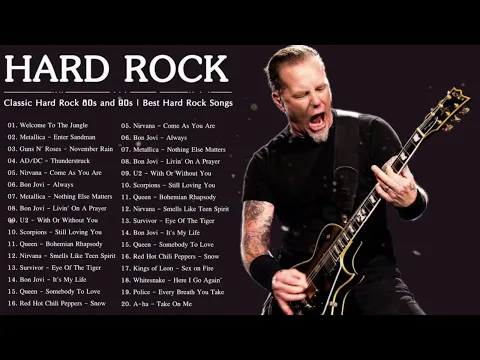 Metallica, ACDC, Nirvana, CCR, U2, Dire Straits, Bon Jovi❤️Best Of Classic Hard Rock 70s 80s 90s Mix