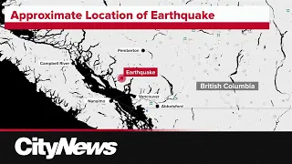 Earthquake rocks B.C.'s South Coast