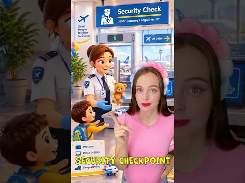 Airport Words Before Your Flight! ✈️🧳 | English for Kids