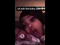 The baby is thowing up the GDK hand sign at just 1 month old