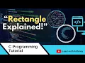 Area Perimeter of Rectangle in C Language Rectangle Program in C Explained for Beginners