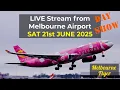 Download Lagu 🔴 LIVE DAY SHOW @ Melbourne Airport / MEL / YMML with an A380, A350's and B787's [9am  21/JUNE/2025]