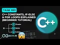 C Constants If-Else For Loops Explained Beginner Tutorial