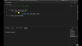 Convert hours into seconds in python