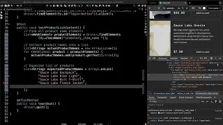 How to Assert Product List Contents Tutorial Selenium TestNG Java