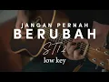 Download Lagu JANGAN PERNAH BERUBAH - ST12 | AKUSTIK KARAOKE | LOW KEY