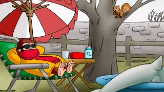 Nuss-Hockey mit einem Eichhörnchen spielen! | Coco der Neugierige | Cartoons für Kinder