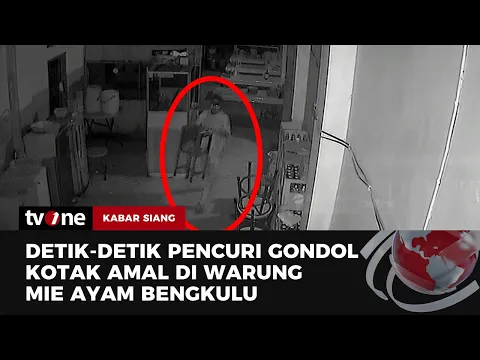 Terekam CCTV, Aksi Pencurian Kotak Amal di Warung Mie Ayam Bengkulu