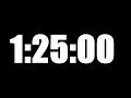 1 HOUR 25 MINUTE TIMER 85 MINUTE COUNTDOWN TIMER LOUD ALARM