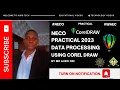 NECO 2023 Data Processing Practical on Corel Draw WAEC