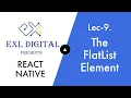 9 The FlatList Element React native Complete Course 2021
