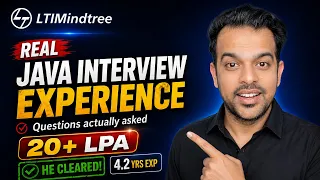 He Cleared LTIMindtree 18 Java Interview Questions for 4 Years Experience