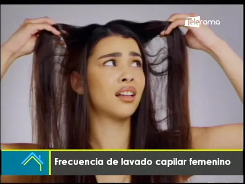 Frecuencia de lavado capilar femenino