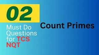 02 Count Primes LeetCode - 204 Medium Easy Explanation