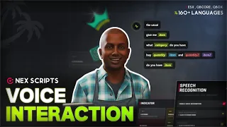 FiveM Voice Interaction Speech Recognition NPC Talk Drug Sell Banking Standalone