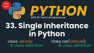 Single Inheritance in Python Object Oriented Programming in Python