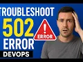 Interview Q3 How to Fix 502 Bad Gateway Error DevOps Real-Time Troubleshooting Hindi Cloud