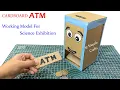 Science project working model How to make mini ATM machine with Cardboard