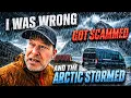 I Was WRONG Got SCAMMED The Arctic STORMED HARD Surviving Heavy Rain Storm - Solo Nomad Van Life