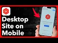 How To Open YouTube Studio Desktop Website On Mobile