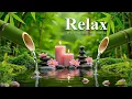 Bamboo Water Fountain Healing Music Relieve Stress and Calm Anxiety Calming Music for Sleep