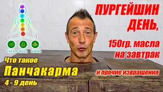 Маслом тело не испортишь! Пять дней свирепой детоксикации. Panchakarma 4-9