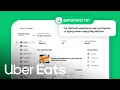 Getting Started with Uber Eats Manager Uber Eats