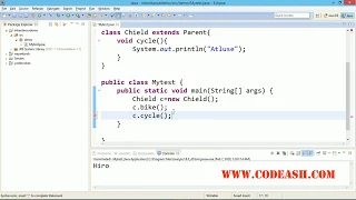 Single inheritance program in java java inheritance example extends keyword in java