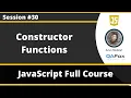 Constructor Functions in JavaScript JavaScript for Beginners - Part 30