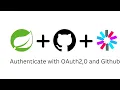 Springboot Oauth2 Github Authentication and JWT