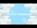 Forgot username