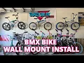 HOW TO INSTALL A BMX WALL MOUNT AMAZON BIKE WALL MOUNT BMX COLLECTION