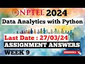 Data Analytics with Python Week 9 Assignment Answers Jan-Apr 2024