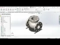 how to convert surface to solid valve design in SolidWorks