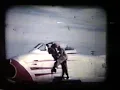 NCANG F-86 s raw footage of air groundcrew on the ramp and aircraft flying over Charlotte base