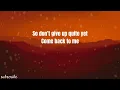 Back to Me || Kodaline || karaoke
