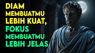 when you focus on yourself and learn to be still you will grow stronger stoicism